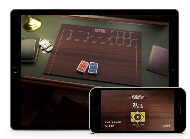 Churchill’s Solitaire On iOS