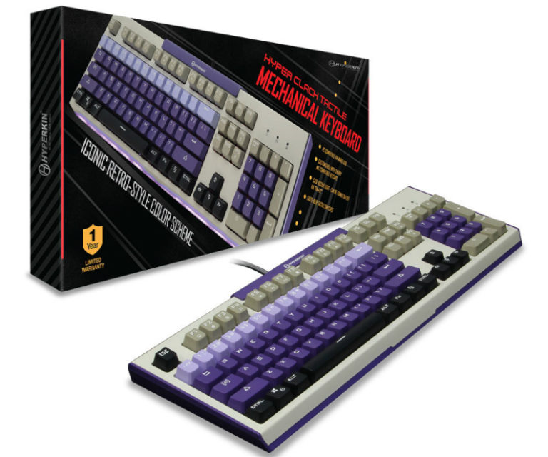 Hyper Clack Tactile Mechanical Keyboard Features Iconic Retro Style & Sound